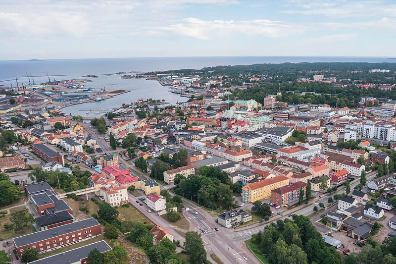 Flygfoto Oskarshamn